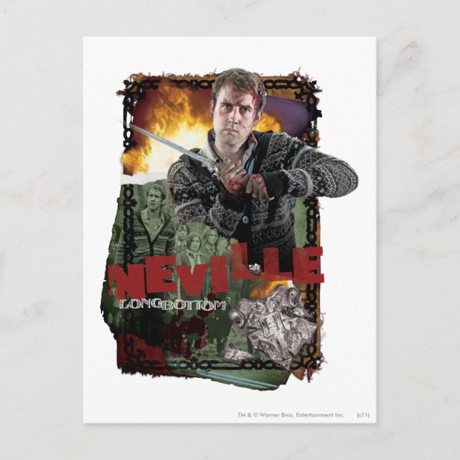 Neville Longbottom Collage 2 Vykort (Framsida)