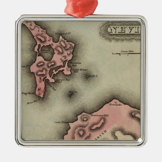 Nevis Julgransprydnad Metall (Framsidan)