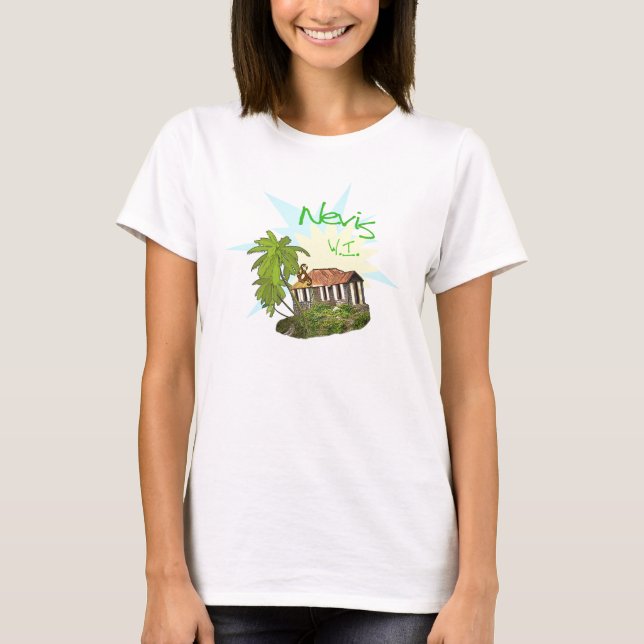 Nevis ö t-shirt (Framsida)