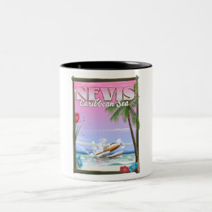 Nevis Semesterplanscher. Två-Tonad Mugg