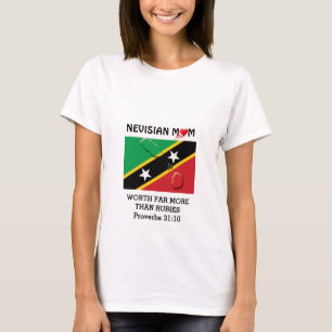NEVISIAN MAMMA värd mer än Rubies PROVERBS 31 T Shirt