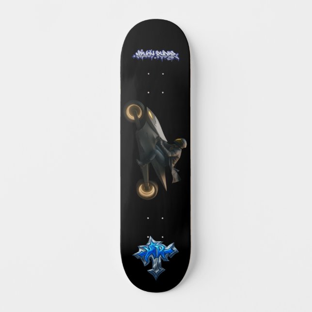 Nevoy Ryder Blaze 8-tums Skateboard Deck (Framsida)