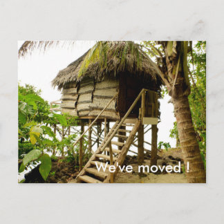 New Address Meddelande Vykort