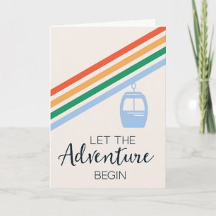 New Adventure Ski Mountain Retro Kort