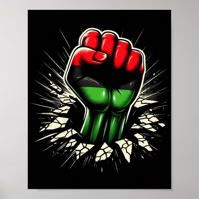 New African Attire For Mens Boys Kids Pan African  Poster (Framsidan)