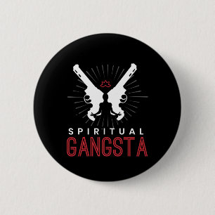 New Age andlig andlighet Yoga Gangster Upplyst Knapp