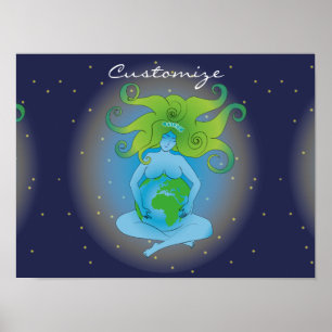 New Age Gaia Goddess Thunder_Cove Poster
