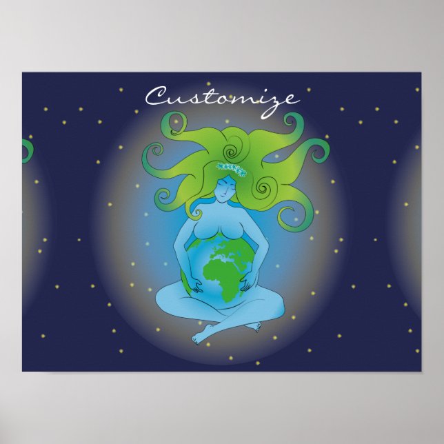 New Age Gaia Goddess Thunder_Cove Poster (Framsidan)