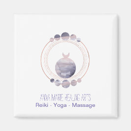 New Age Rosa Guld Sakral Geometri Magnet