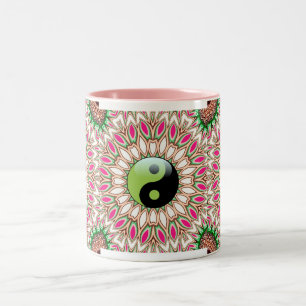 New Age YinYang Geometric Sunsun Mugg