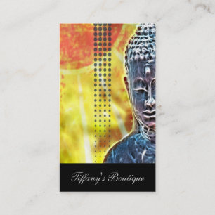 New Age Yoga Meditation Andlig Zen Buddha Visitkort