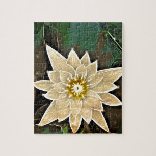 New Age Zen Buddhism Yoga Namaste White Lotus Pussel