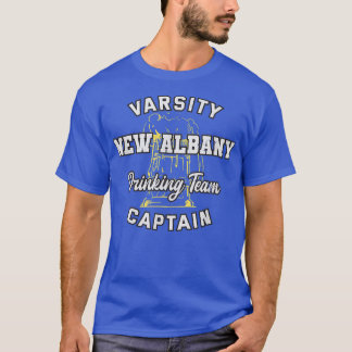 New Albany Drinking Team Captain Indiana Beer Love T Shirt
