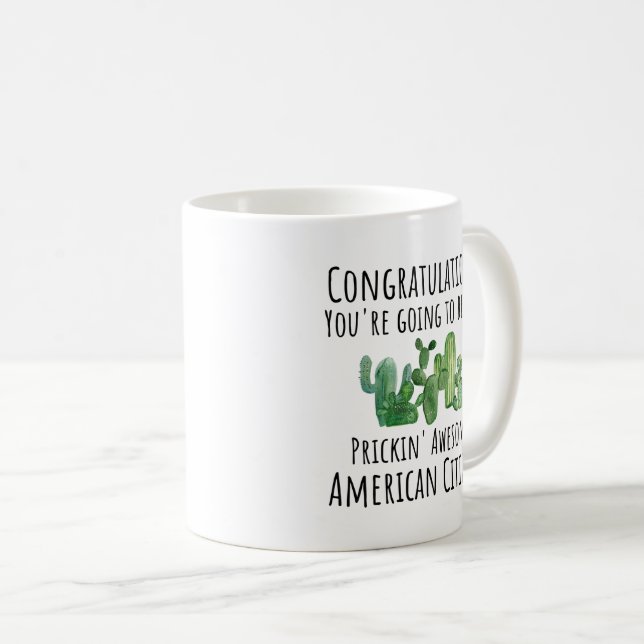 New American Citizen US Citizen Gift Kaffemugg (Framsida höger)