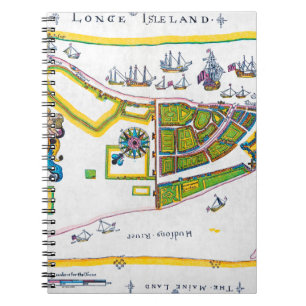 New Amsterdam karta, 1661 Anteckningsbok