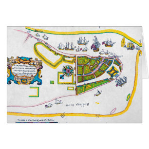 New Amsterdam karta, 1661 OBS Kort