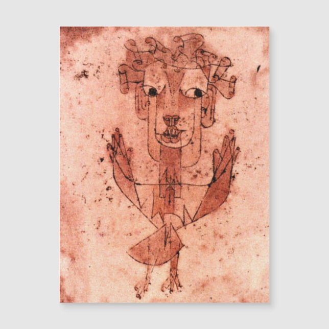 New Angel av Paul Klee (Framsida)