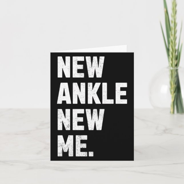 New Ankle New Me Funny Ankle Replacement Surgery  Kort (Framsida)