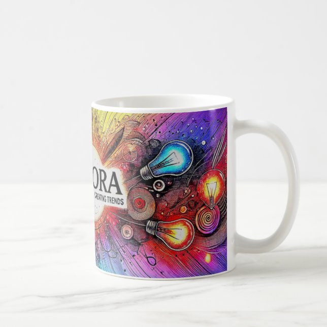 New Aura med detta keramiska kaffe mugg 11 Oz (Höger)