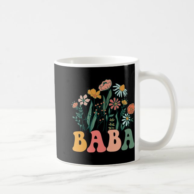 New Baba Wildflower First Birthday &amp; Baby Show Kaffemugg (Höger)