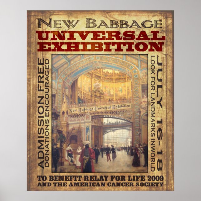 New Babbage Universal Exhibition Poster (Framsidan)