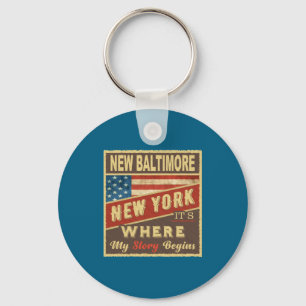 New Baltimore Ny Det är där min berättelse börjar Nyckelring