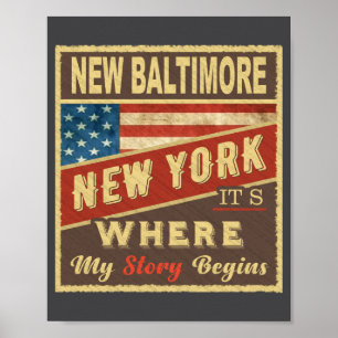 New Baltimore Ny Det är där min berättelse börjar Poster