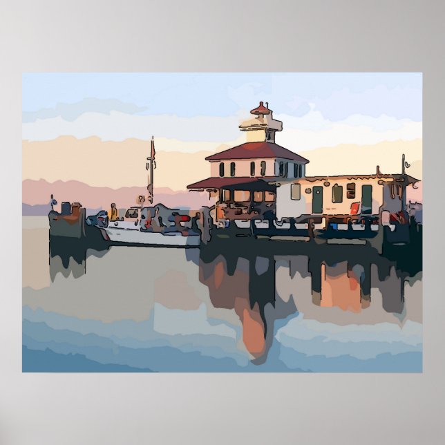 New Basin Canal Lighthouse, New Orleans Poster (Framsidan)