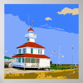 New Basin Canal Lighthouse New Orleans Poster