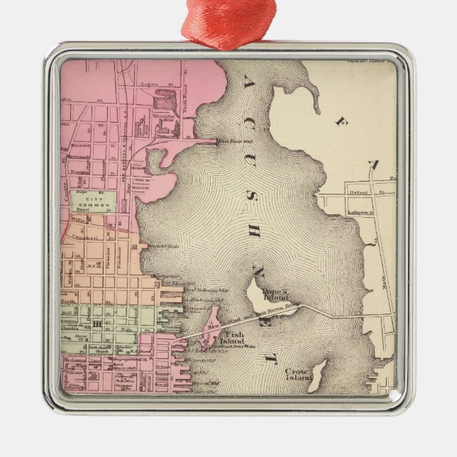 New Bedford 2 Julgransprydnad Metall (Framsidan)