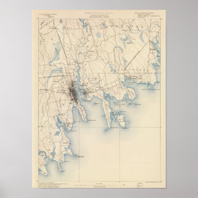 New Bedford, Massachusetts Poster (Framsidan)