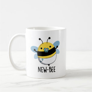 New Bee Funny Insekt Kryp Pun Kaffemugg