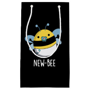 New Bee Funny Insekt Kryp Pun Mörk BG