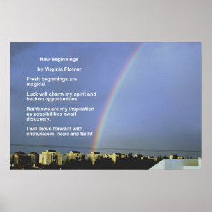 New Beginnings av Virginia Plotner Poster