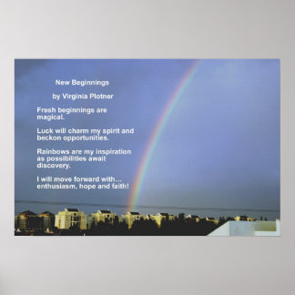 New Beginnings av Virginia Plotner Poster