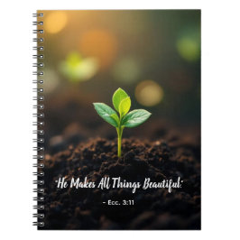 New Beginnings Growth Journal - Seedling in Good S Anteckningsbok