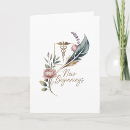 New Beginnings Medical Appreciation Thank You Kort