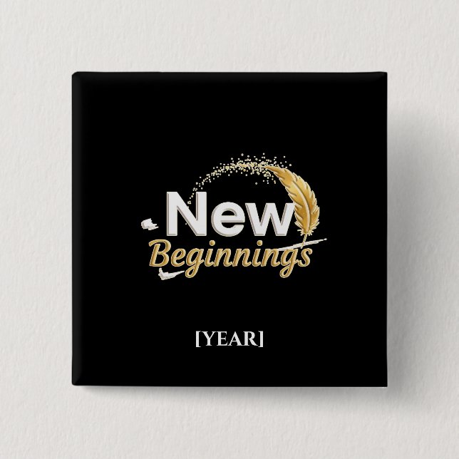 New Beginnings Pin / Pin Nuevos Comienzos Knapp (Framsida)