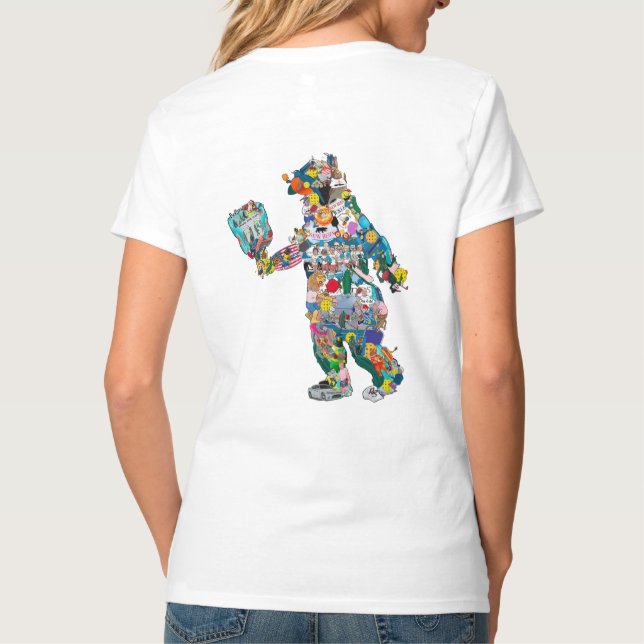 New Bern Pickleball Bear T-Shirt (Baksida)