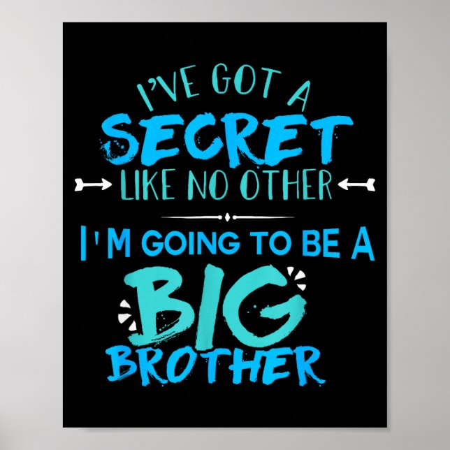 New Big Brother 2018 Funny Kids Men Big Bro  Poster (Framsidan)