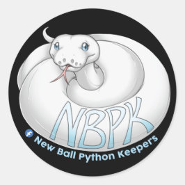 New Boll Python Keepers Yuki Sticker Runt Klistermärke