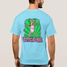 New Born Gear (Llama-bild) - Färgad T Shirt