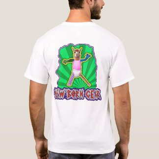 New Born Gear (Llama-bild) - Vit T Shirt