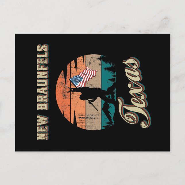 New Braunfels Texas Vykort (Framsida)