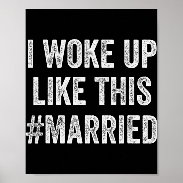 New Bride New Husband Wife - I Woke Up Like This M Poster (Framsidan)