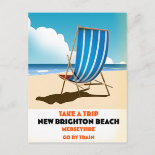 New Brighton Beach Merseyside Vykort