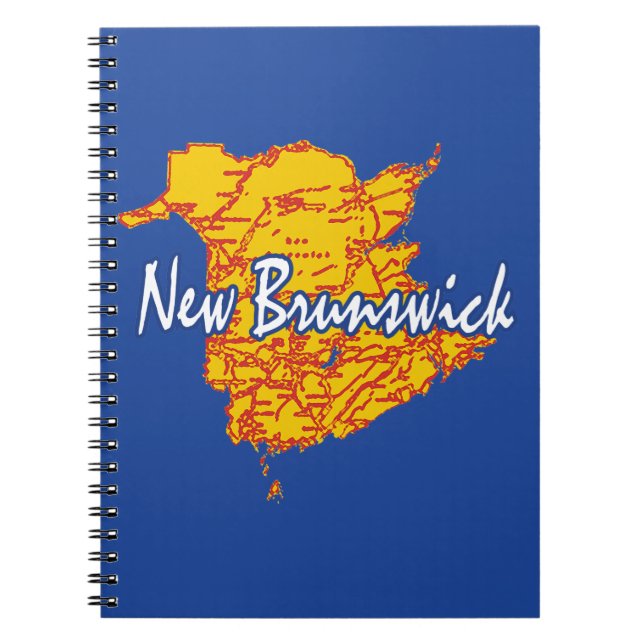 New Brunswick Anteckningsbok Med Spiral (Framsidan)