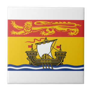 New Brunswick Flagga Kakelplatta