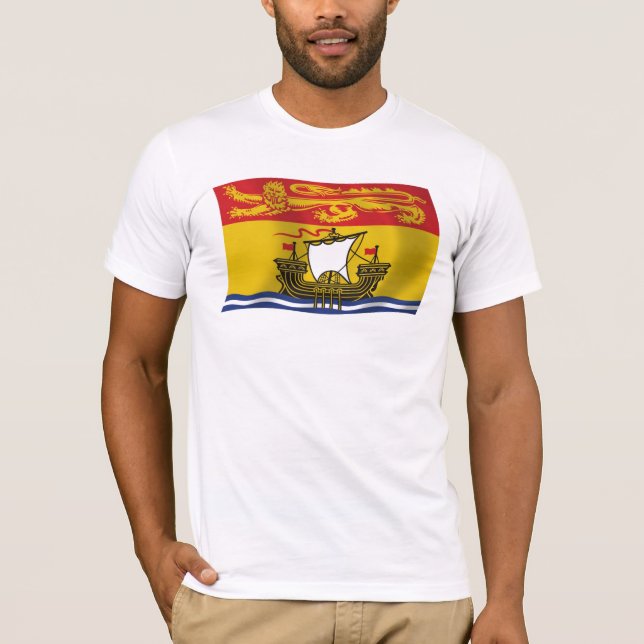New Brunswick Flagga Tröja (Framsida)