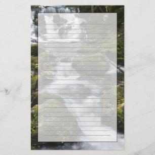 New Brunswick, Kanada. Dickson Falls i Fundy Brevpapper